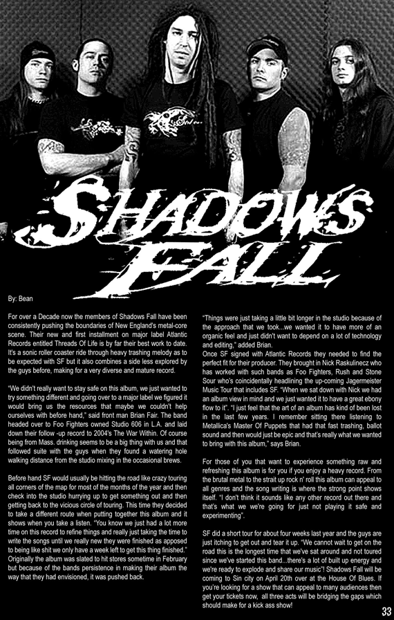 Shadows Fall