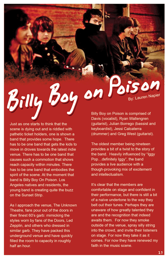 Billyboy on Poison