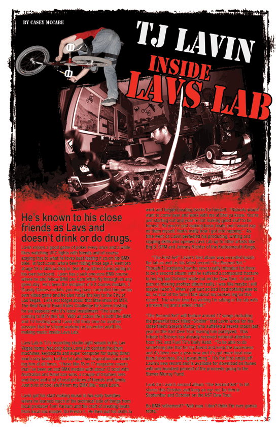 Lavs Lab - TJ Lavin
