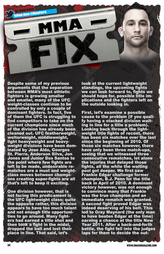 MMA Fix