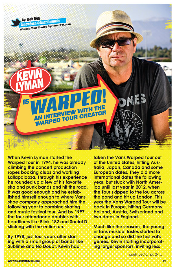 Kevin Lyman, Creator of Warped Tour