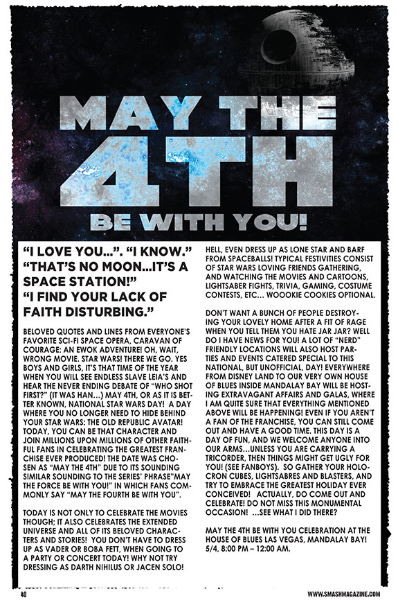 May the 4th Be With You