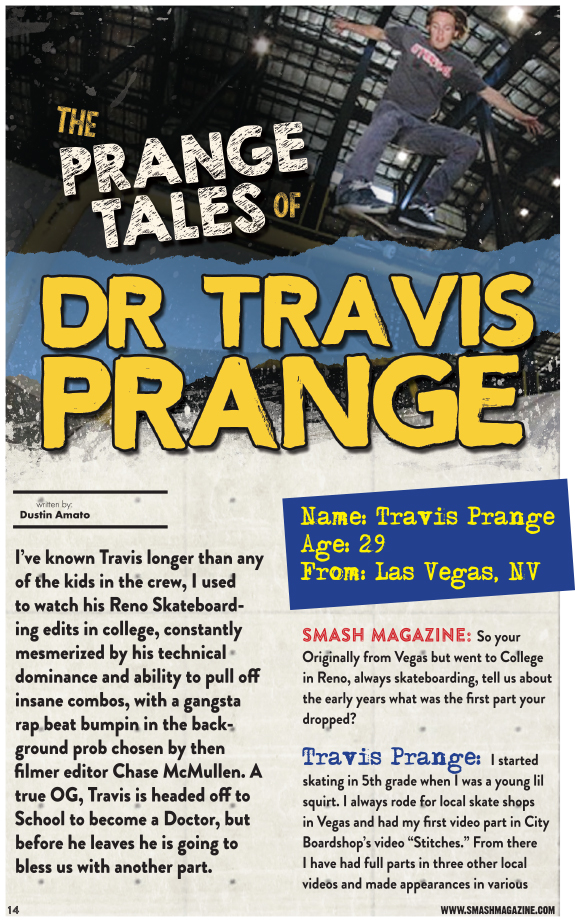 The Prange Tales of Dr. Travis Prange