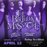 the birthday massacre, Vampires Everywhere, spelling hands, backstage bar, Las Vegas, Concert